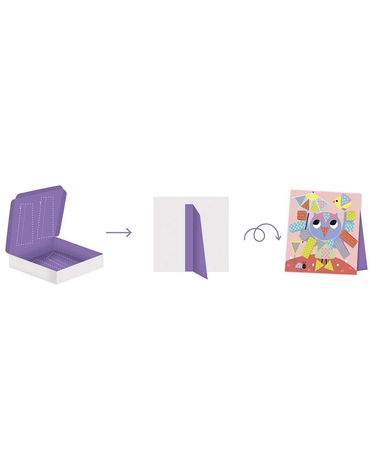 Papierbastel-Set MY ARTS&CRAFTS mit Schere