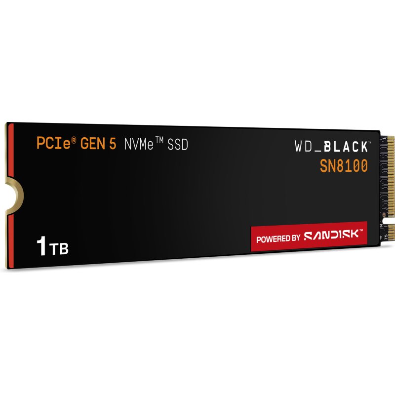Western Digital Black WD_BLACK SN8100 NVMe 1 To M.2 PCI Express 5.0 TLC 3D NAND