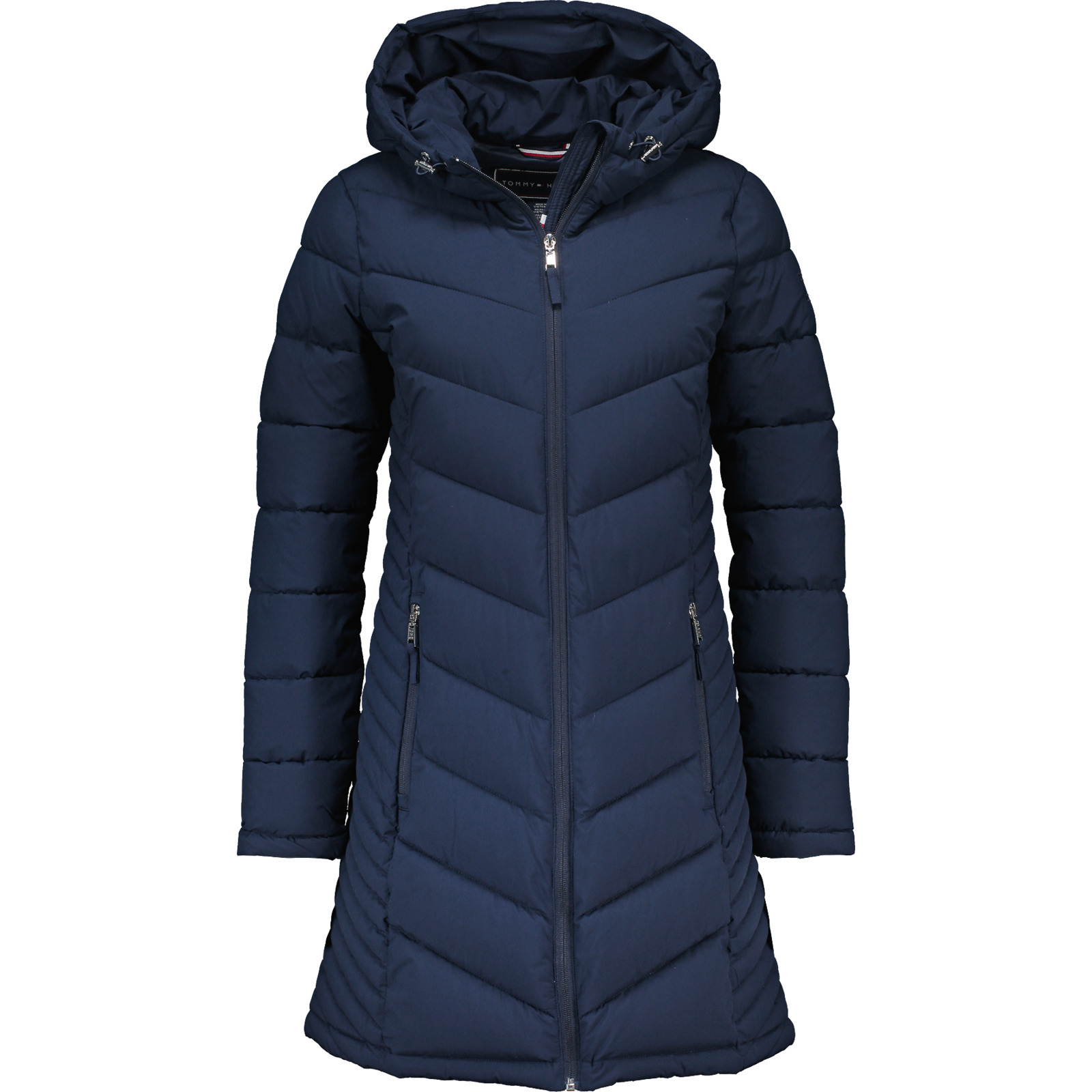 Tommy Hilfiger Damen Pakable Parka M, dunkelblau