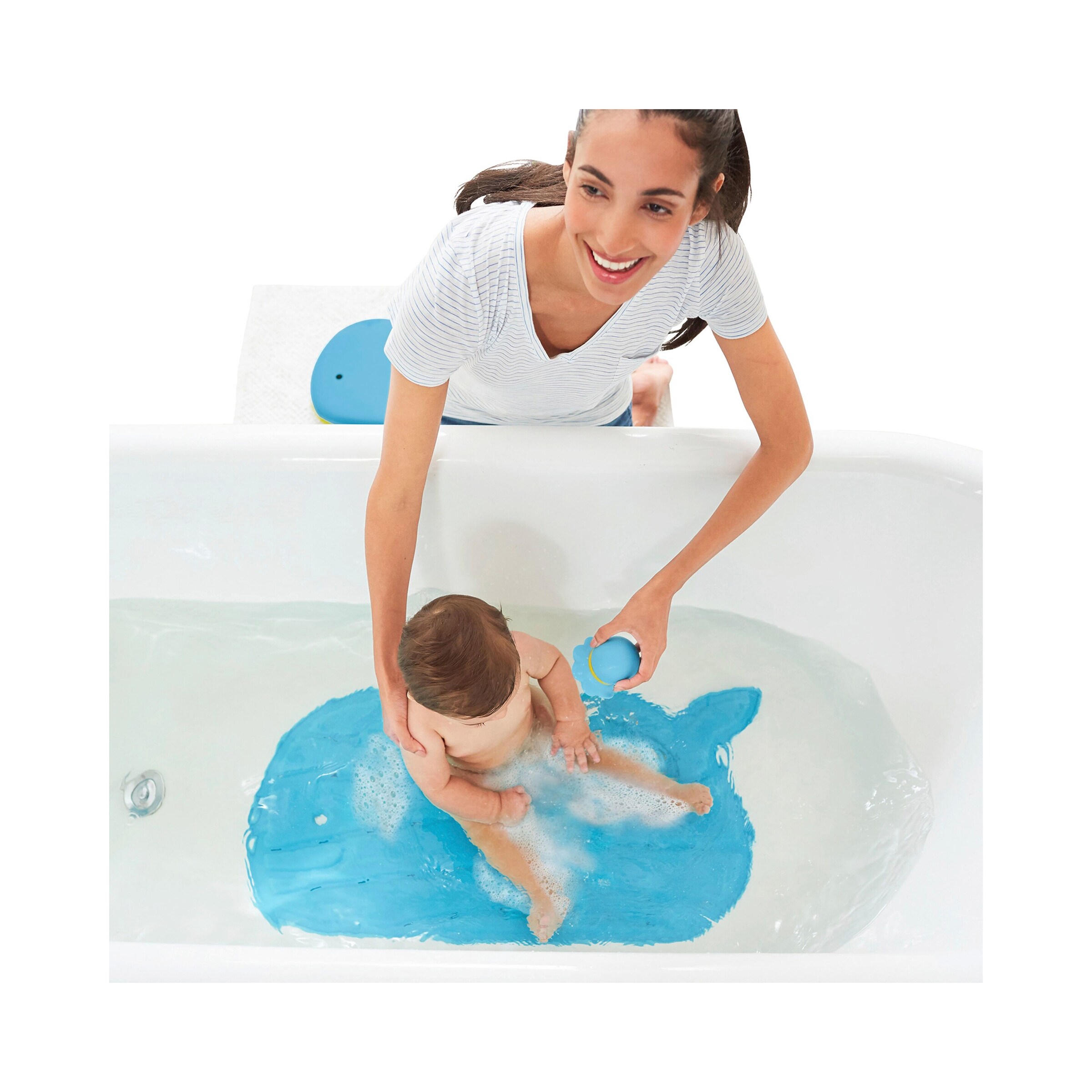 Skip Hop Badewannen-Matte Moby Antirutsch blau