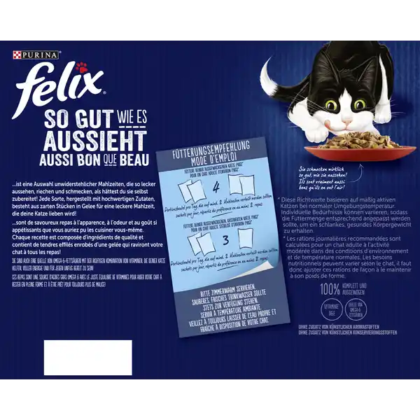 So gut wie es aussieht Geschmacksvielfalt vom Land in Gelee Multipack
