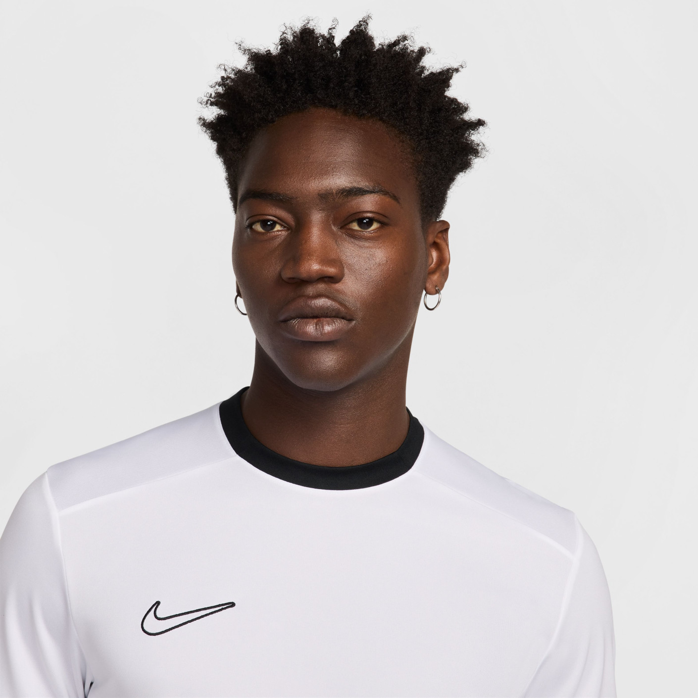 Nike Academy 25 Trainingsshirt Wit Zwart Grijs