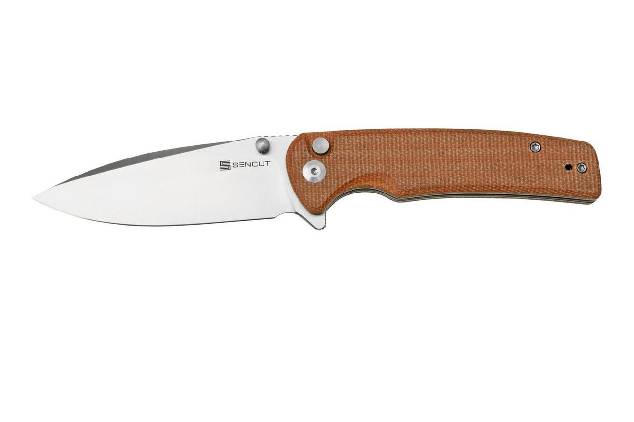 SENCUT Sachse S21007-3 Brown Micarta zakmes