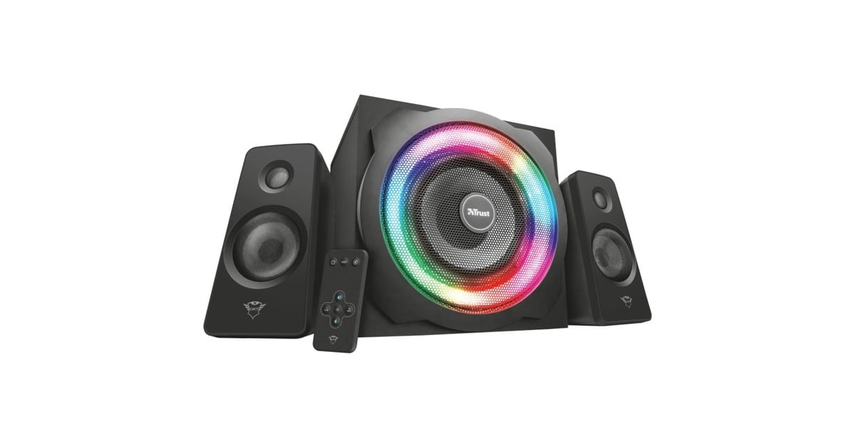 TrustGXT 629 Tytan RGB Illuminated 2.1 Speaker Set pc-luidspreker  (Zwart)