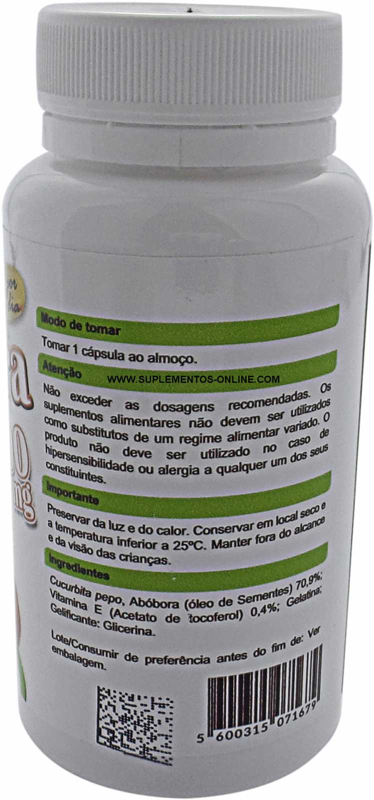 Vita Calabaza 30 cápsulas
