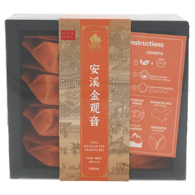 Golden Sail Ti Kuan Yin Oolongthee 8gx8 Zakjes