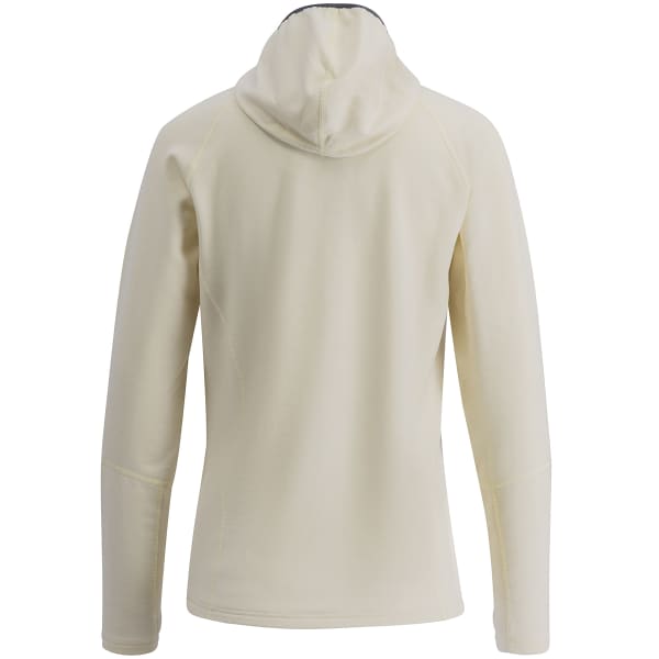 Veste polaire randonnée LUNDHAGS TIVED MERINO HOODIE WS CHALK WHITE