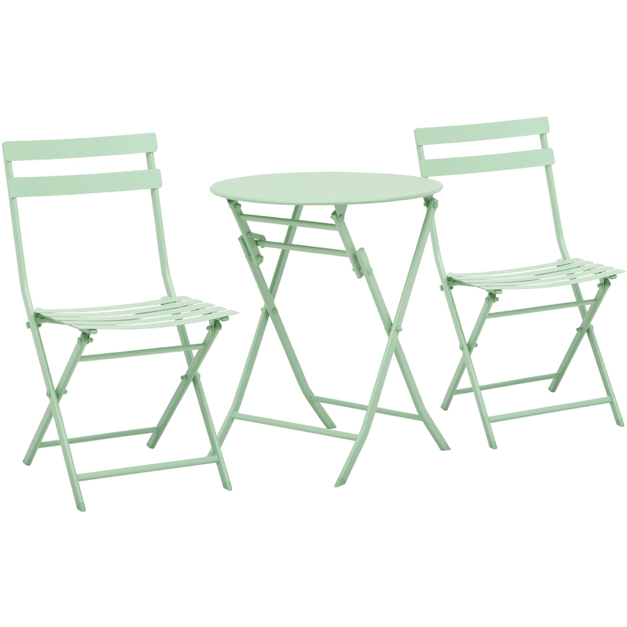 Outsunny Gartenmöbel-Set im kompaktem Design grün