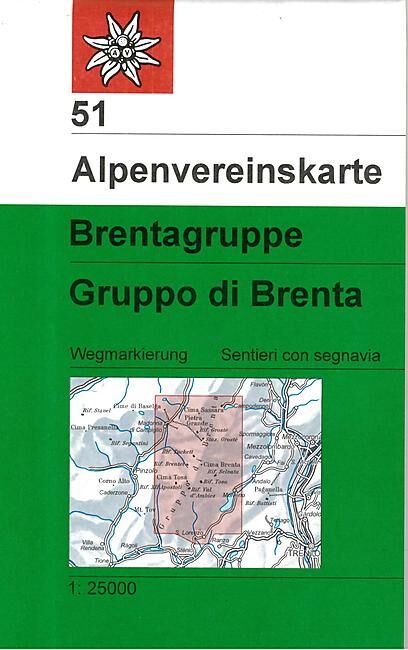 ALPENVEREIN - 51 BRENTAGRUPPE 1 25 000