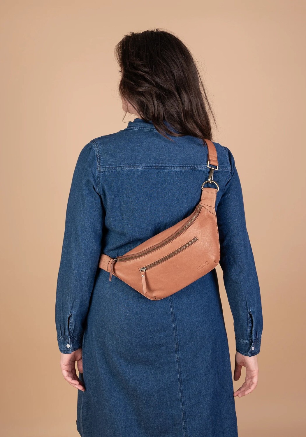 O My Bag Hip Bag Drew Bum Bag Soft Grain Leather Wild Oak