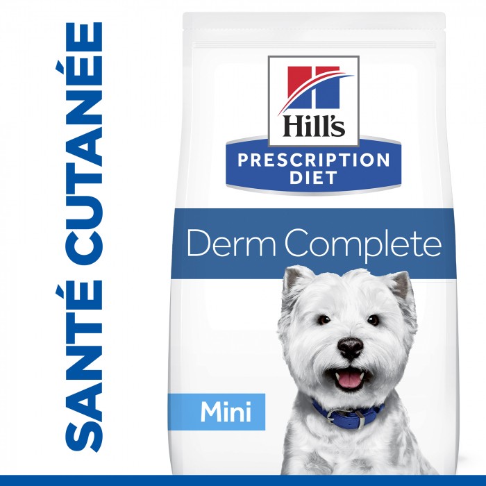 HILL'S Prescription Diet Derm Complete Mini - Croquettes pour chien