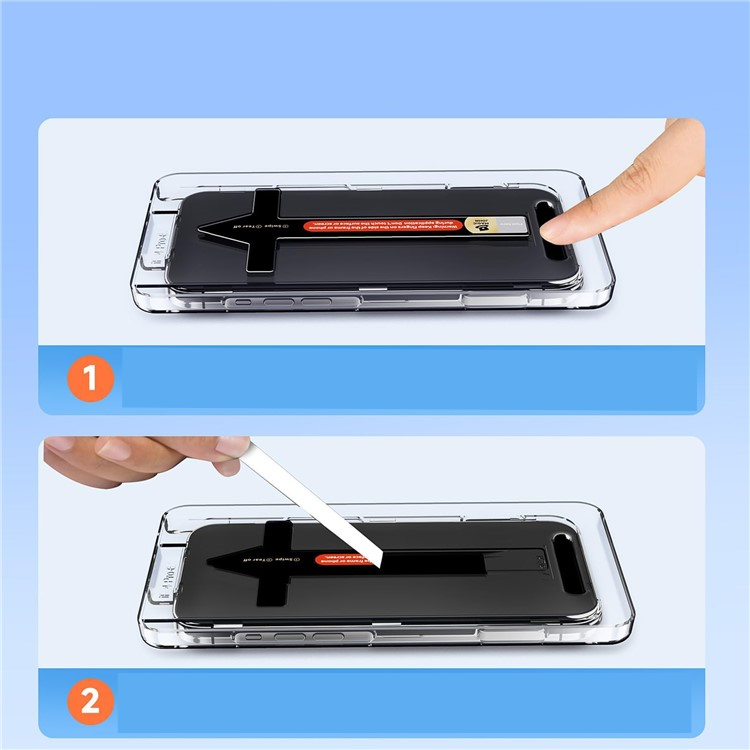 iPhone 16 Pro Max Panzer Glas Case Friendly   Montagerahmen