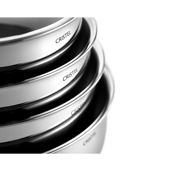 Poêle sautoir inox Castel'Pro 16 cm Cristel