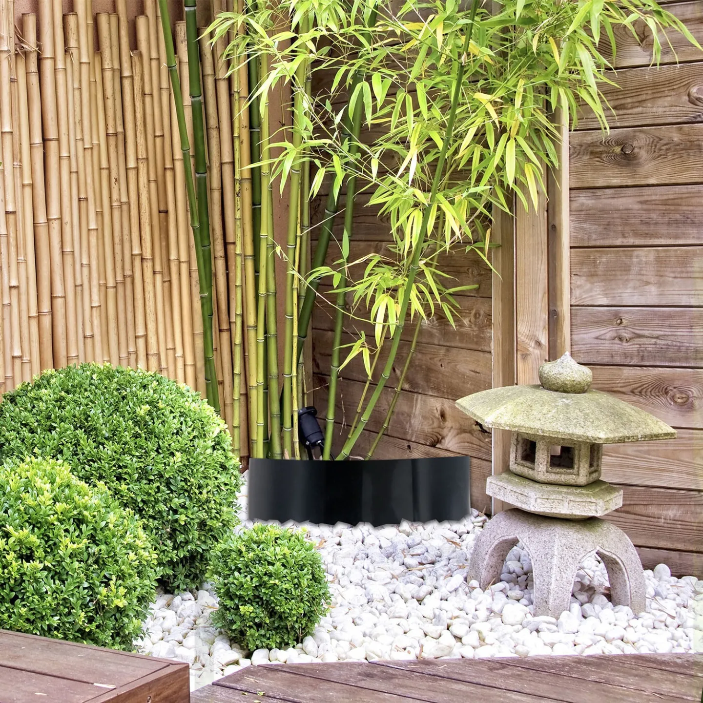 Barrière anti-racines bambou 5m 800gr anti-rhizomes H.60 cm