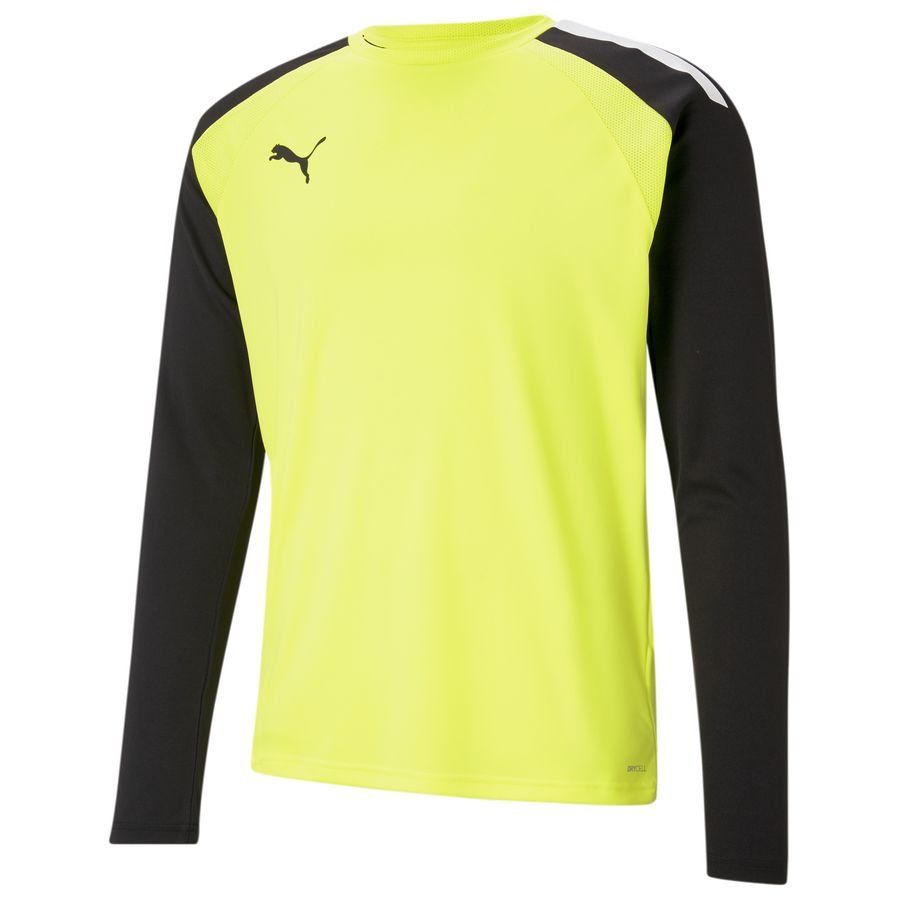 PUMA Maillot de Gardien teamPACER Manches Longues - Jaune Fluo/Noir/Blanc