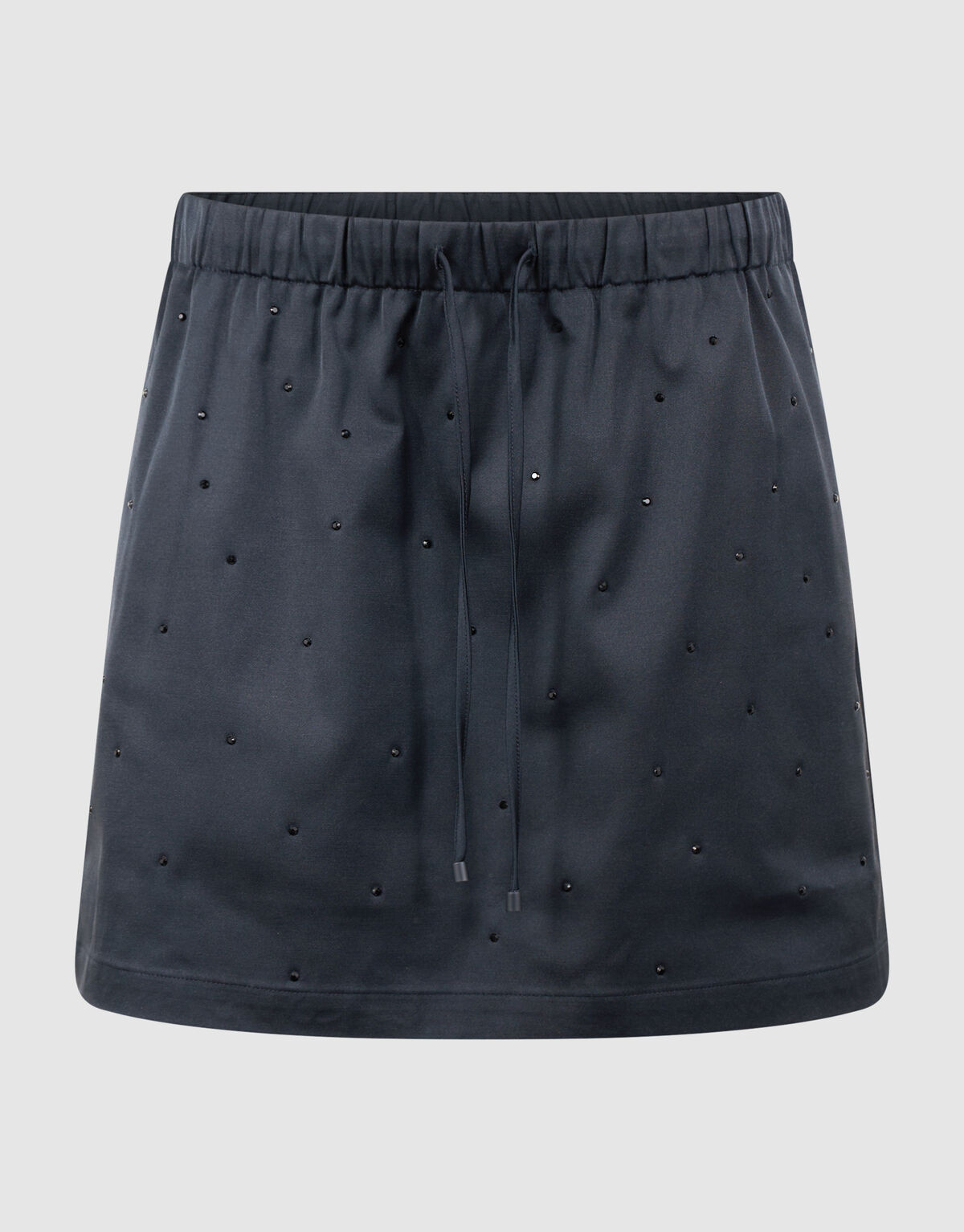 Strass Mini Rok Donkerblauw