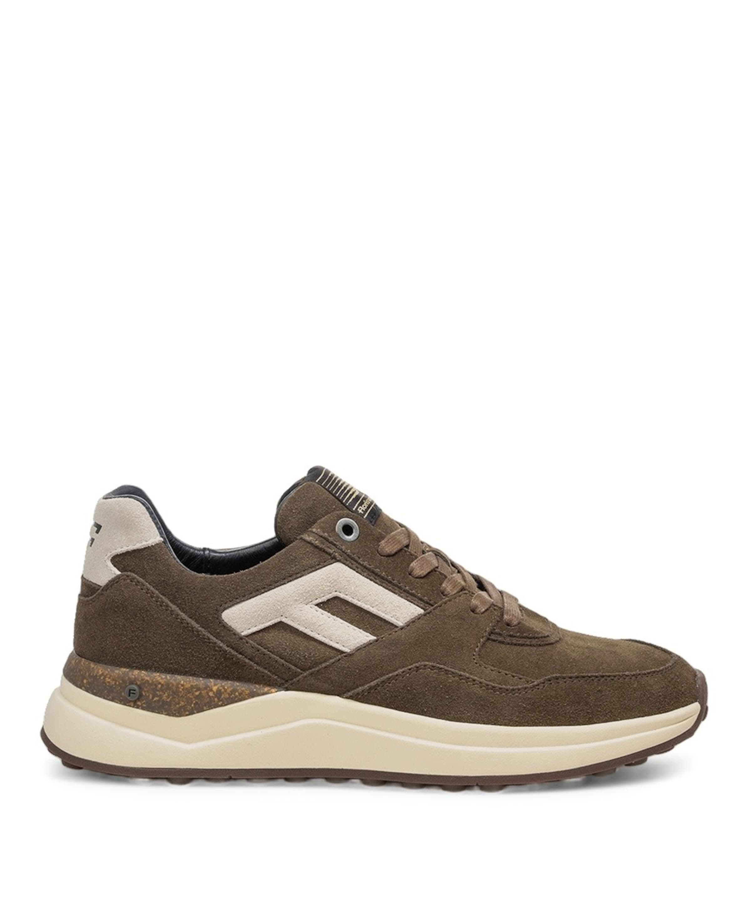Floris van Bommel heren veterschoenen groen
