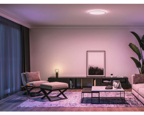 Philips Hue plafondlamp 25W 2600 lm 2200-6500 K HxØ 3,6x54,2 cm Tento wit & Color Ambiance wit