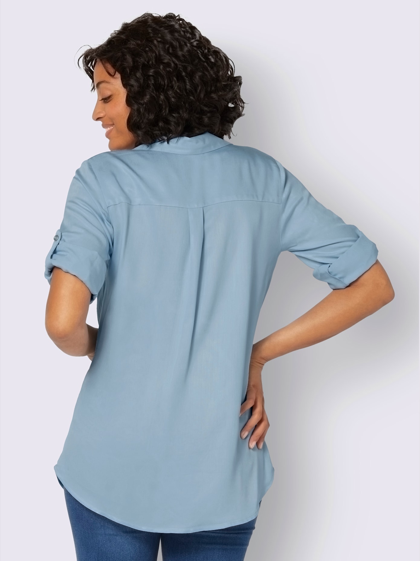 Chemisier long qualité tissée
