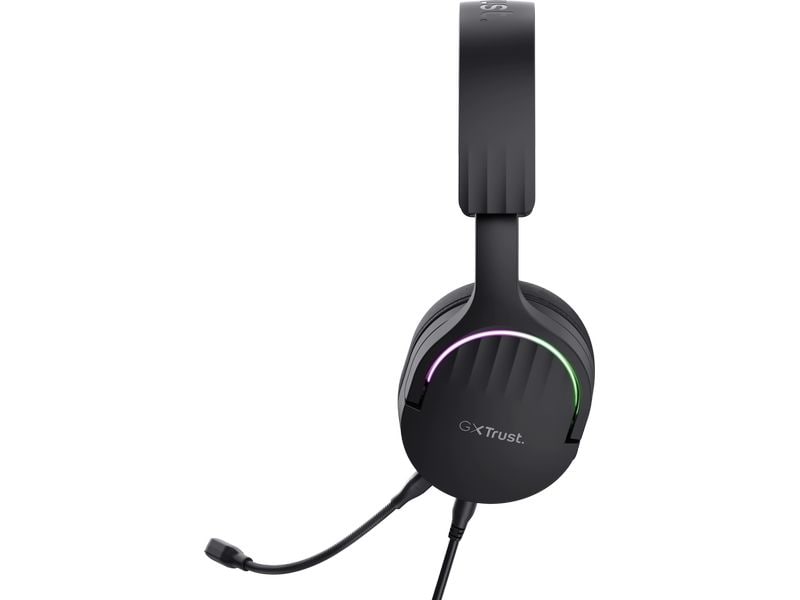 Trust Headset GXT 490 FAYZO Schwarz Leistungsstarkes ohrumschliessendes 7.1 USB-Gaming-Headset für ein immersives Gaming-Erlebnis