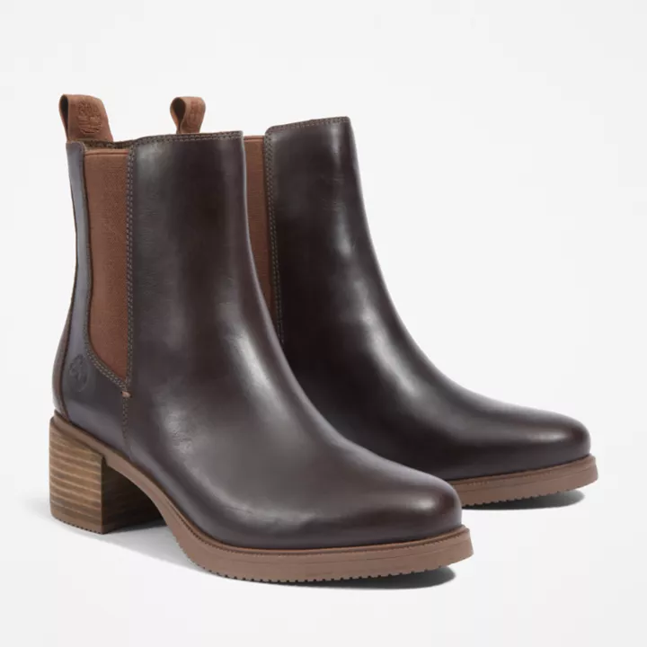 Bota Chelsea Dalston Vibe Feminina na cor marrom