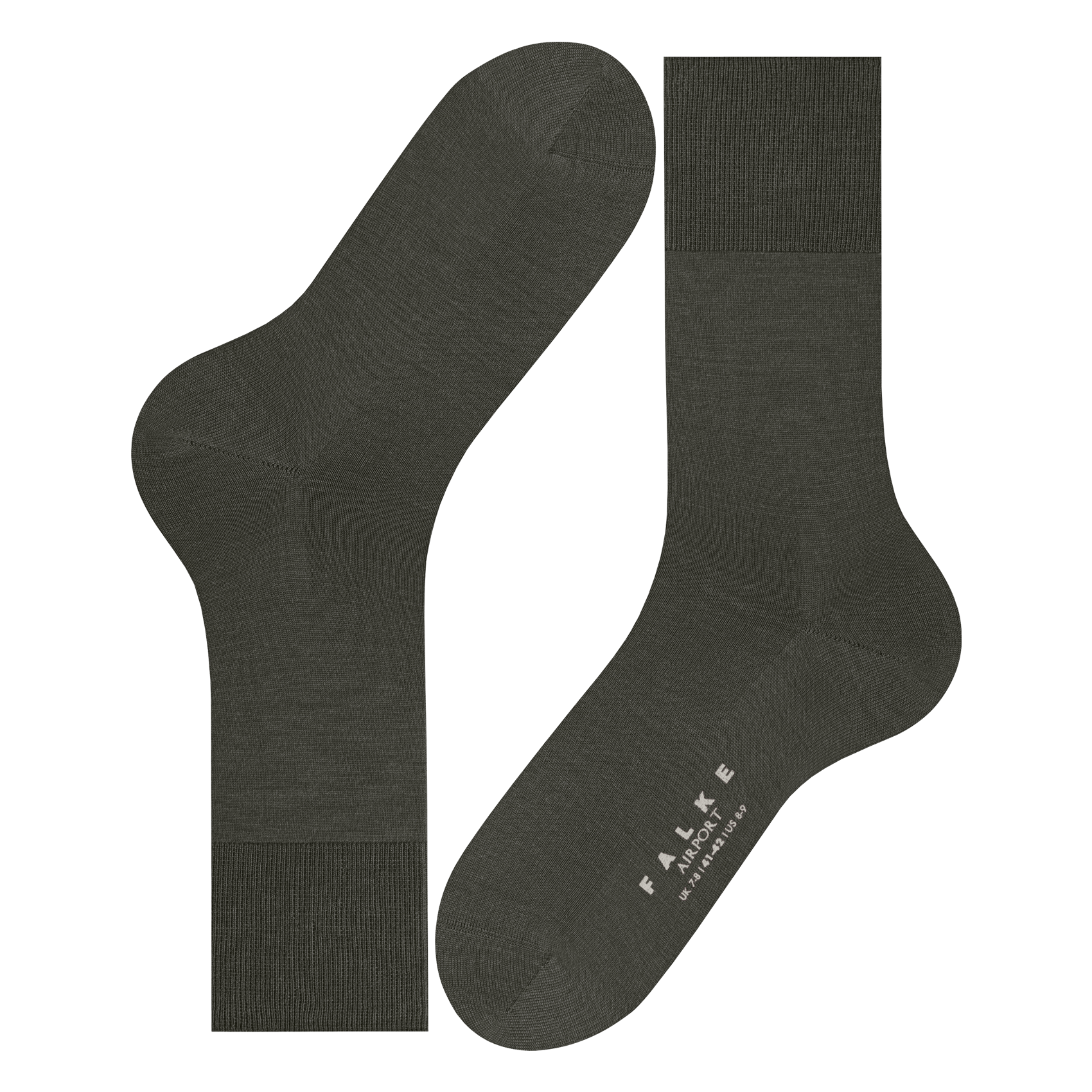 AIRPORT SO - Chaussettes en laine vierge et coton | Vert