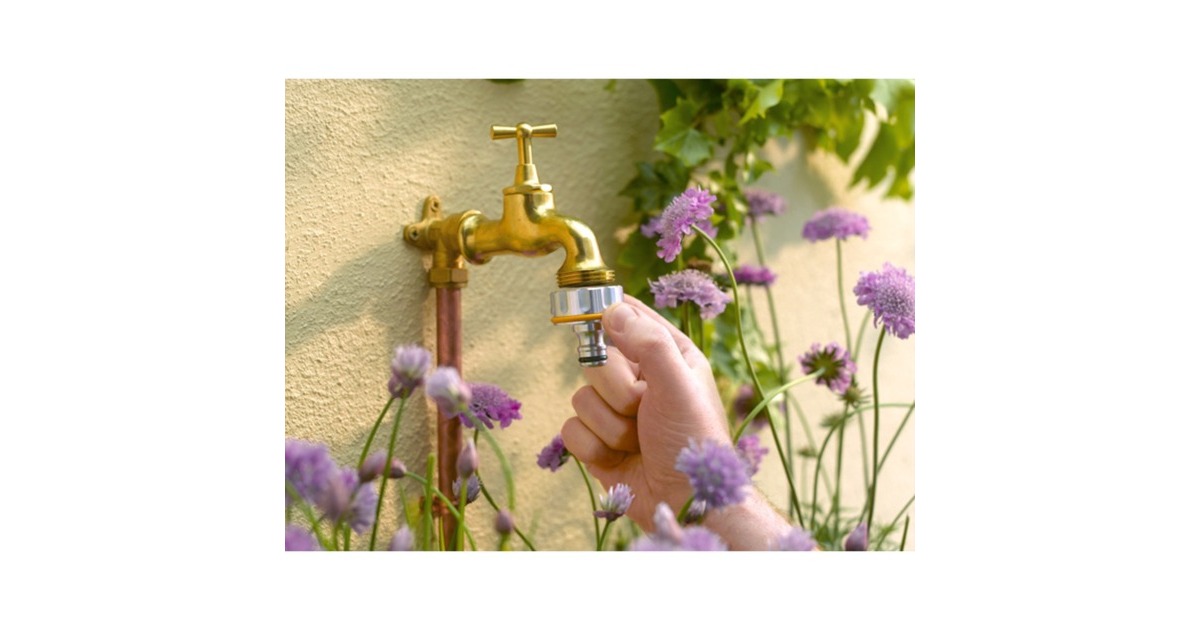 Hozelock2046 Metalen buitenkraanaansluiting 1/2