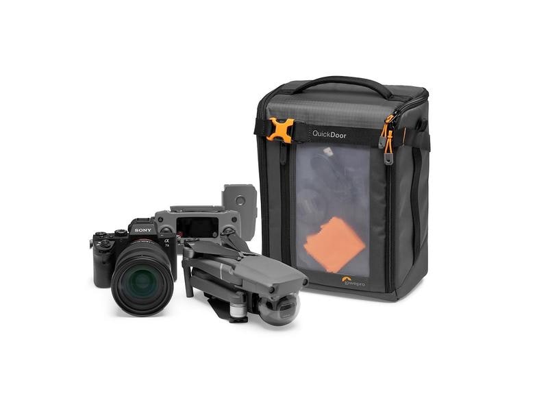 Lowepro Kameratasche GearUp Creator Box XL II (GRL) Grau Reise-Organizer und Tasche für spiegellose Kameras, digitale Geräte, Kabel und Zubehör