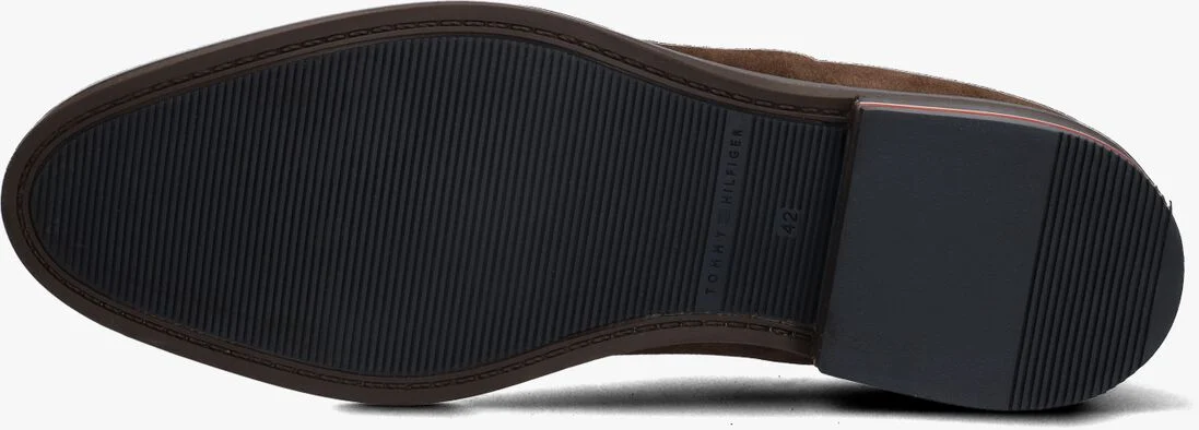 TOMMY HILFIGER bruine tommy hilfiger nette schoenen signature hilfiger suede shoe