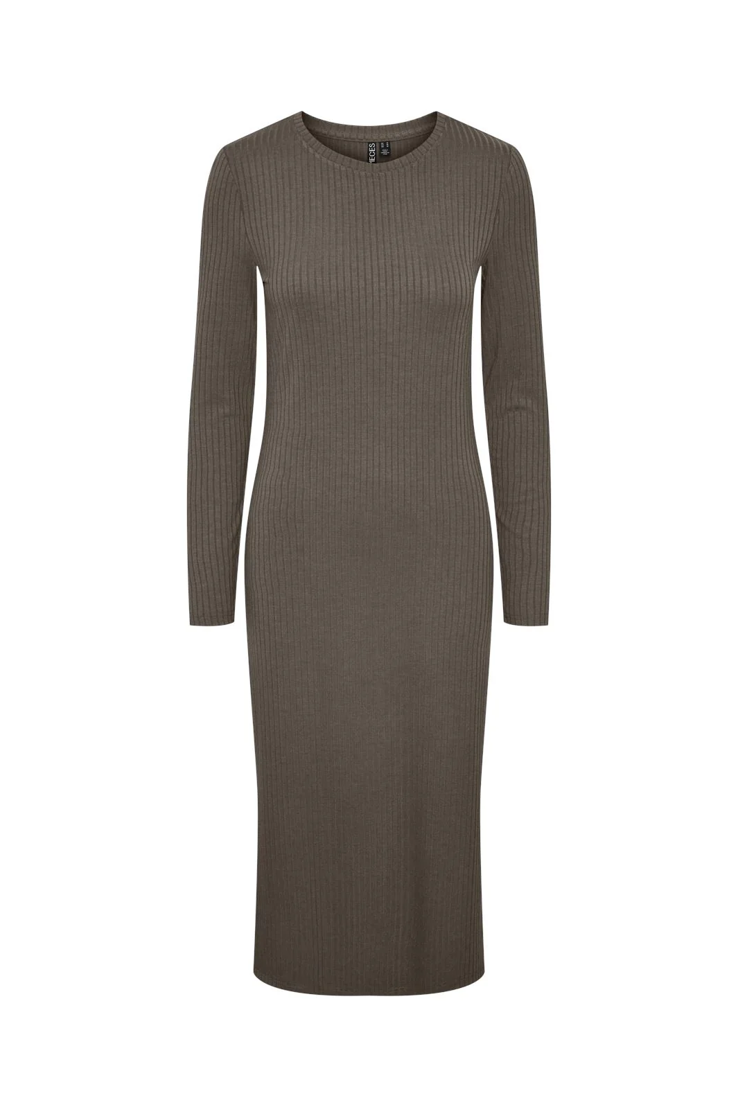 Pieces Pckylie Ls O-Neck Midi Dress 4615006 morel