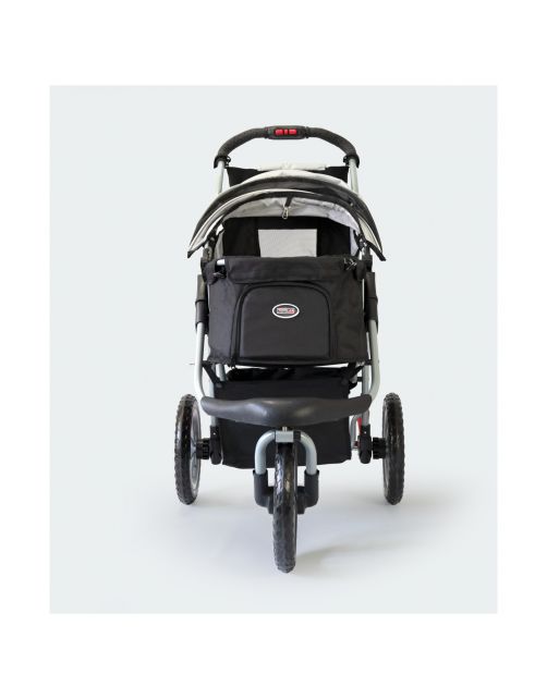 Innopet Hondenbuggy Comfort Efa Eco - Hondentrolley - 96x53x104 cm Zwart Grijs