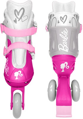 Stamp Barbie Justerbar 2-i-1 Inlines Størrelse 27-30, Rosa