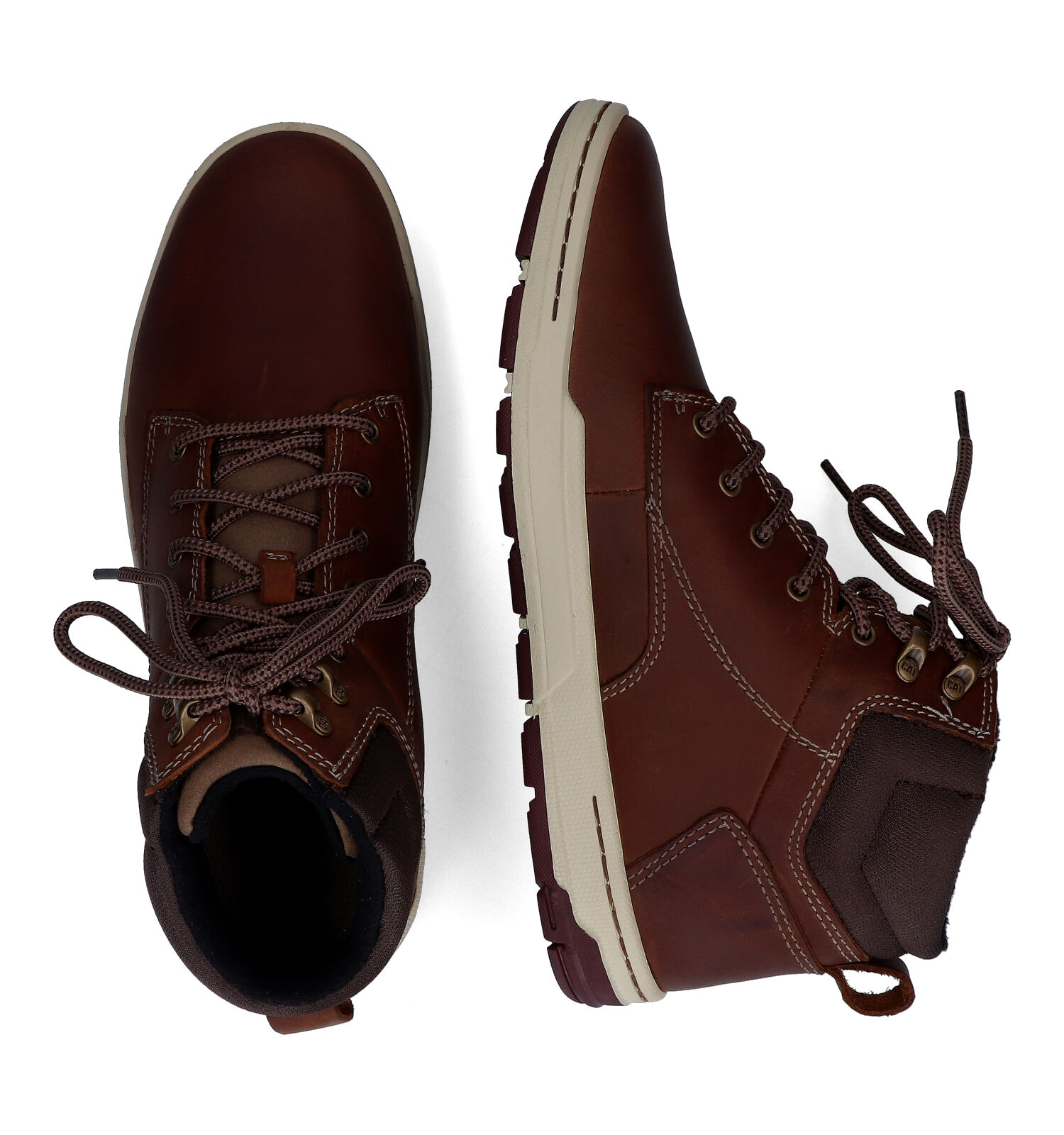 Hoge schoenen bruin