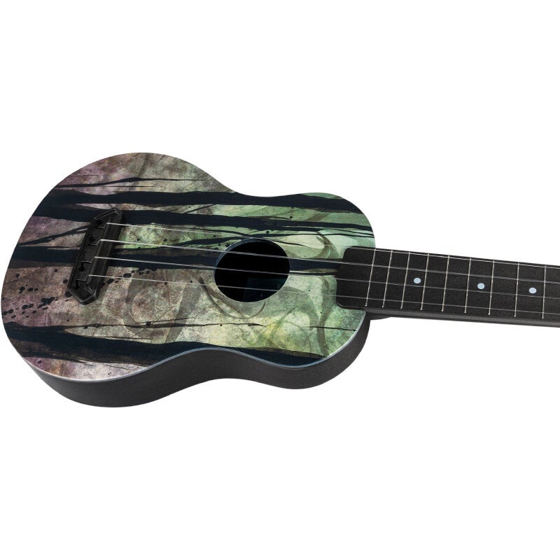 Flight Ultra Travel Series UTS-40 Deep Forest kunststof sopraan ukelele met hoes