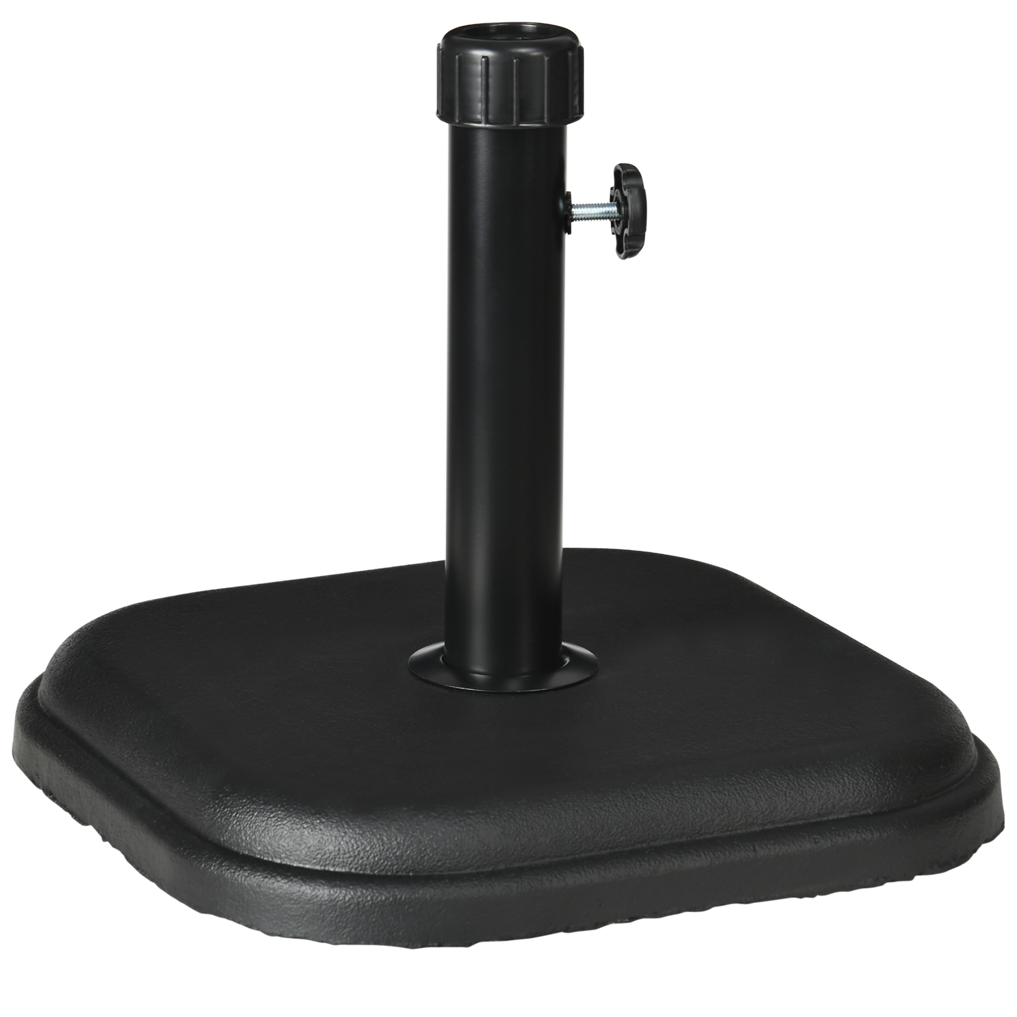 Base para guarda-sol Outsunny preta
