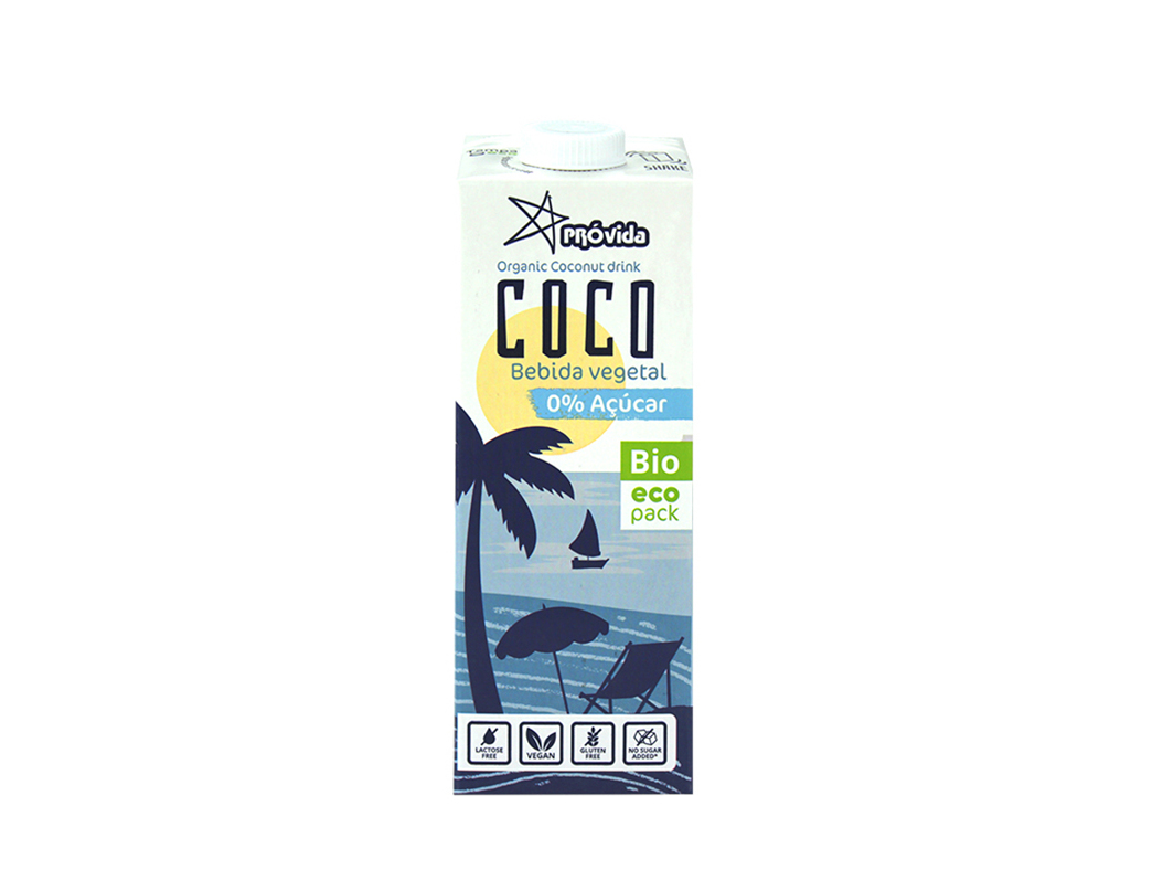 BEBIDA VEGETAL PRÓVIDA COCO BIO SEM GLÚTEN 1L