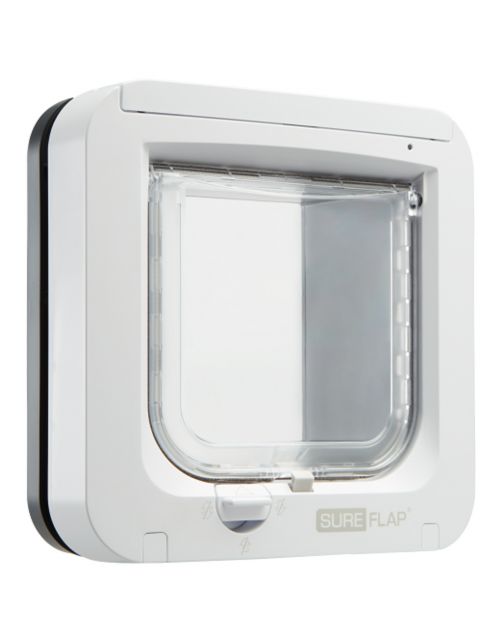 Sureflap Microchip Kattenluik - Kattendeur - Grijs Wit