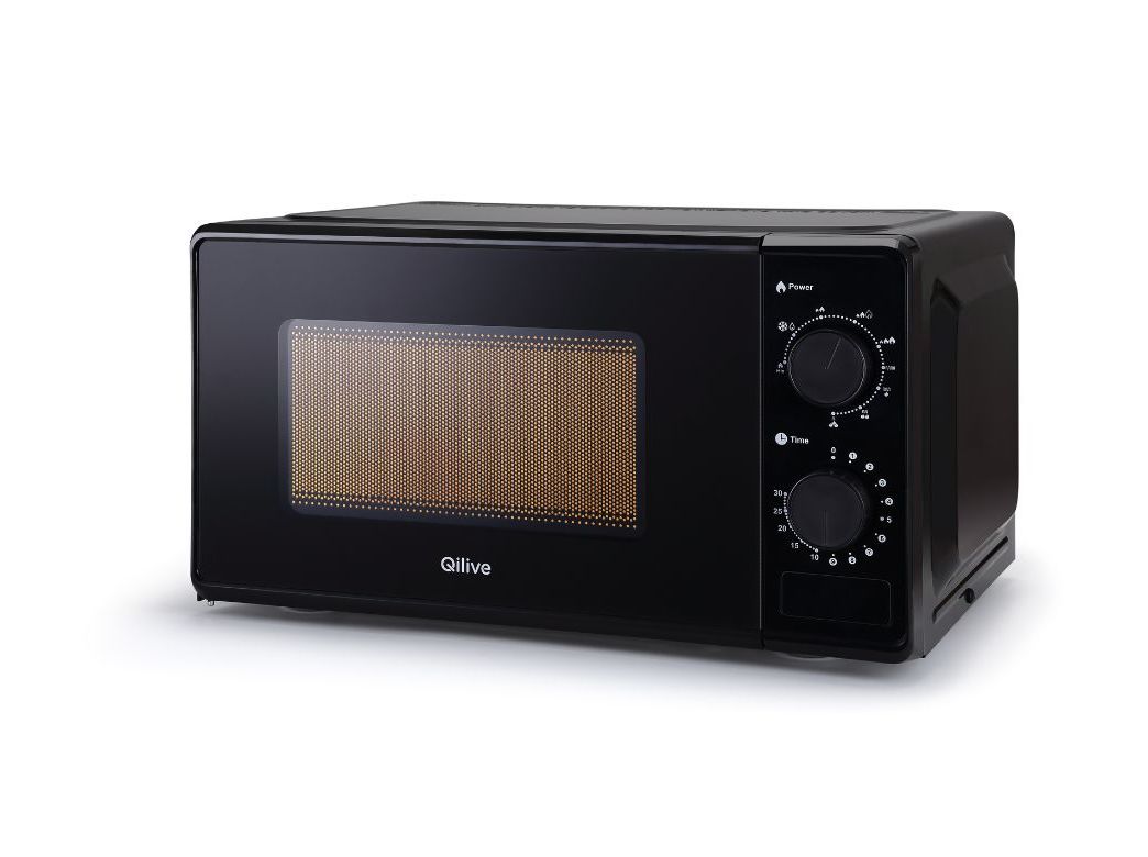 MICRO-ONDAS COM GRILL QILIVE Q.6431 PRETO 20L