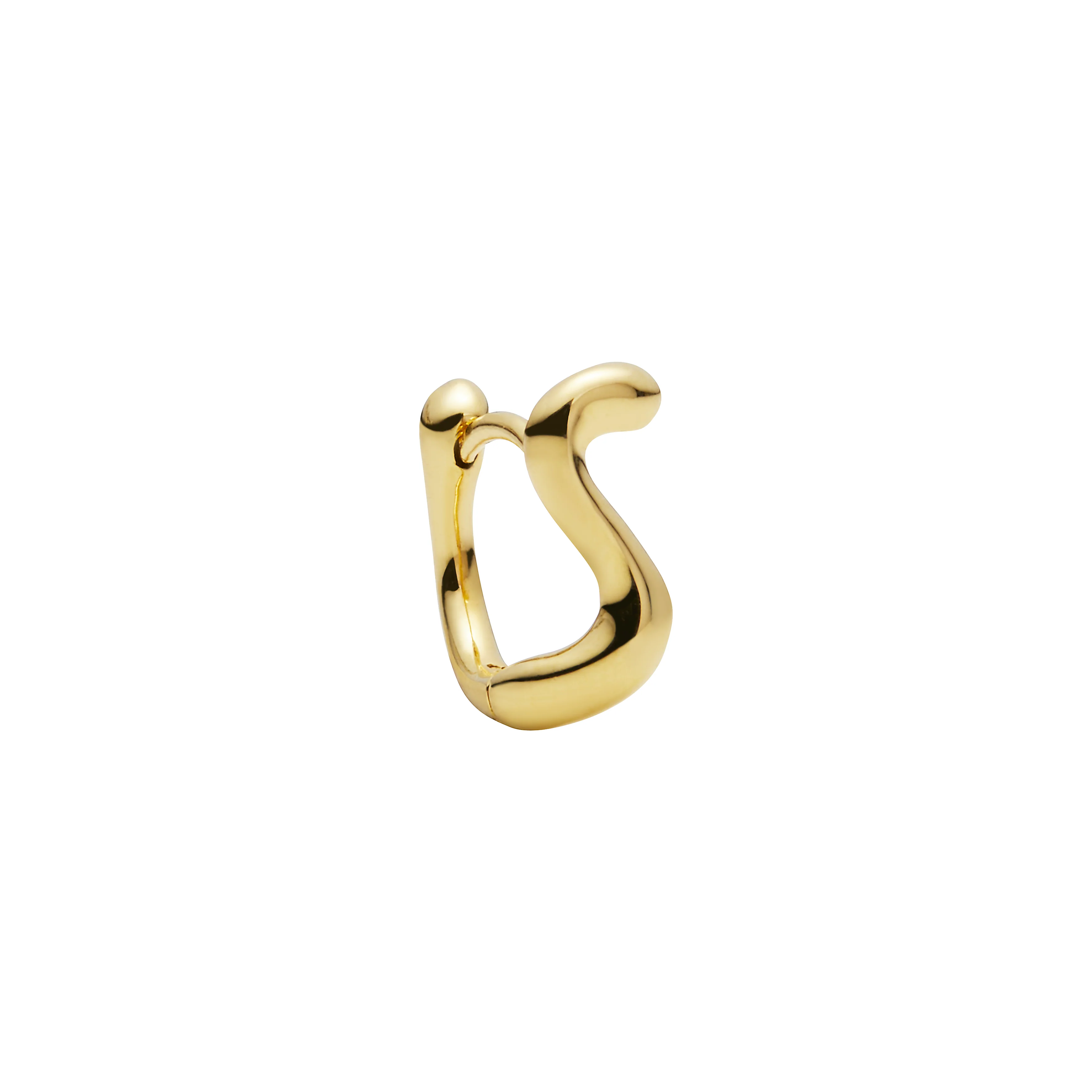 Maria Black  Lotus 7 Huggie hoop - forgyldt