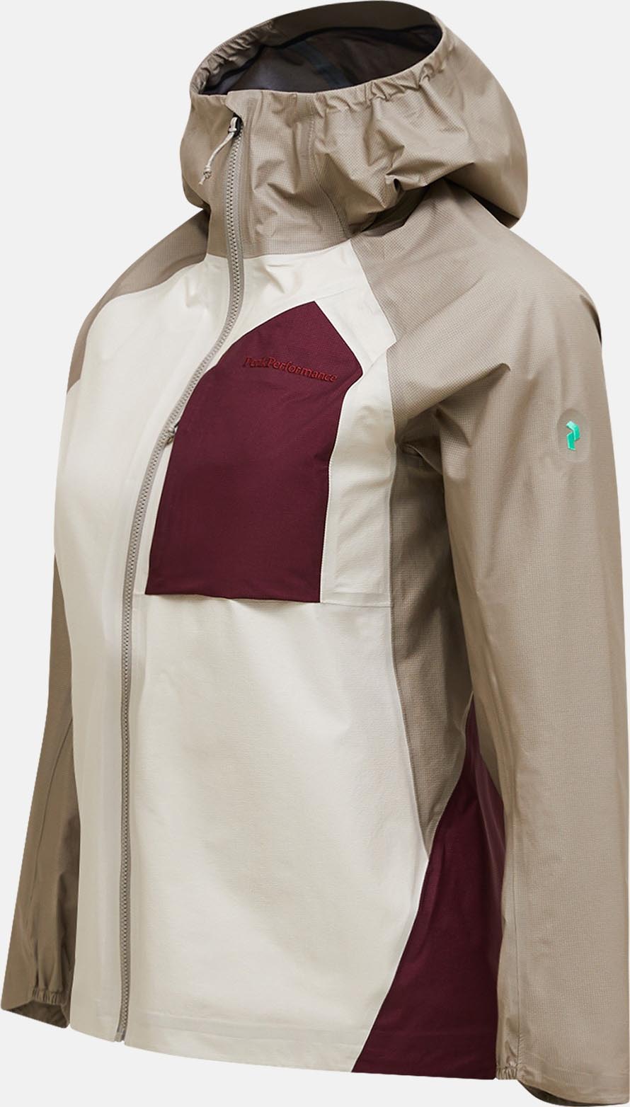 Trail 3L Hipe Jacket Dame Sand Fog/Avid Beige/Obscure
