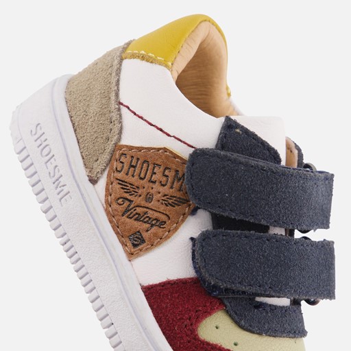 Shoesme Velcro Babyschoenen wit Leer