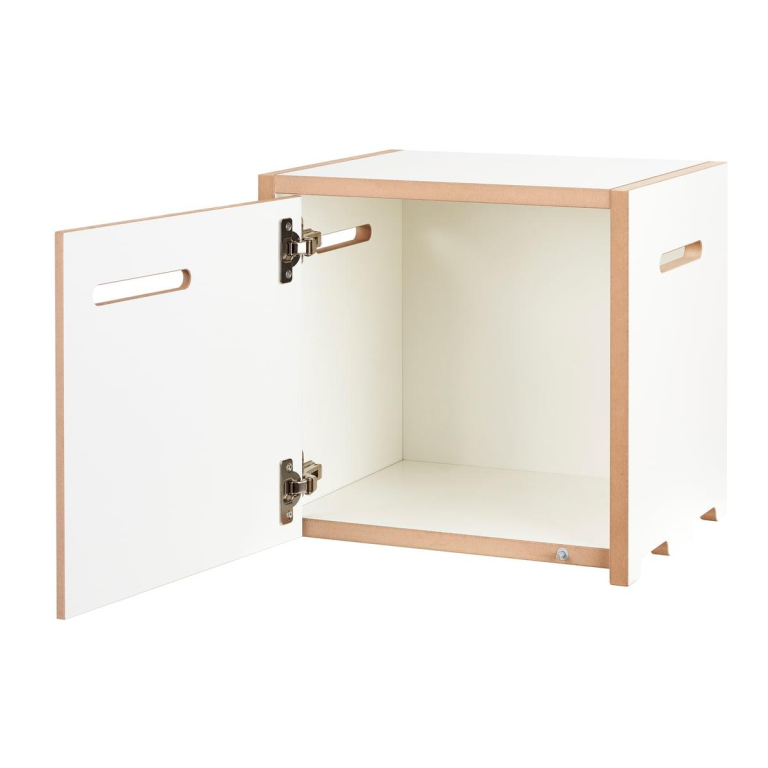 Tojo Halbstark kast met deur links wit
