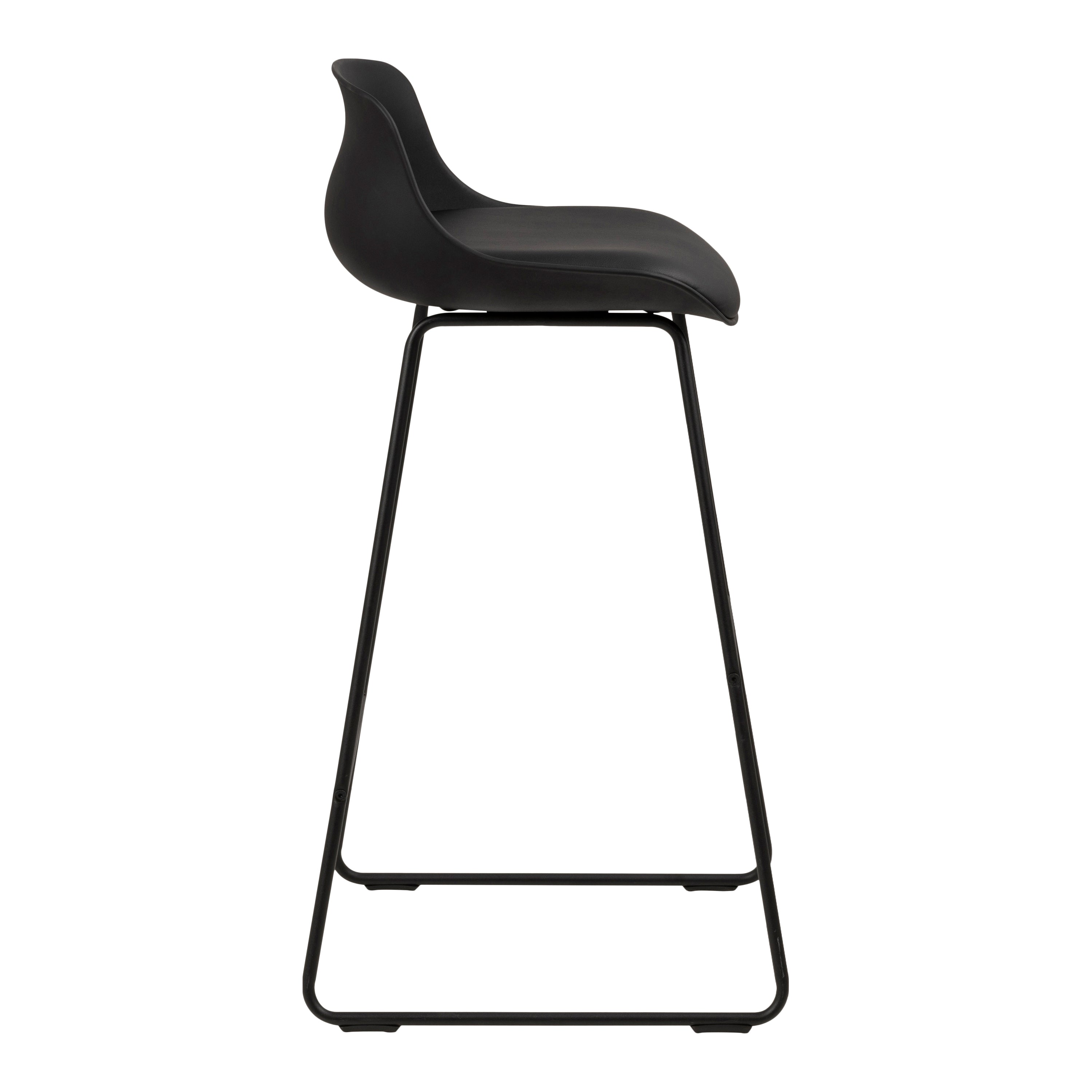 by fonQ basic Bele Barkruk Zwart - H 94 cm