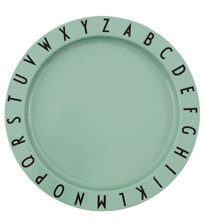 Design Letters Tallerken - Tritan - Eat & Learn -  Grøn