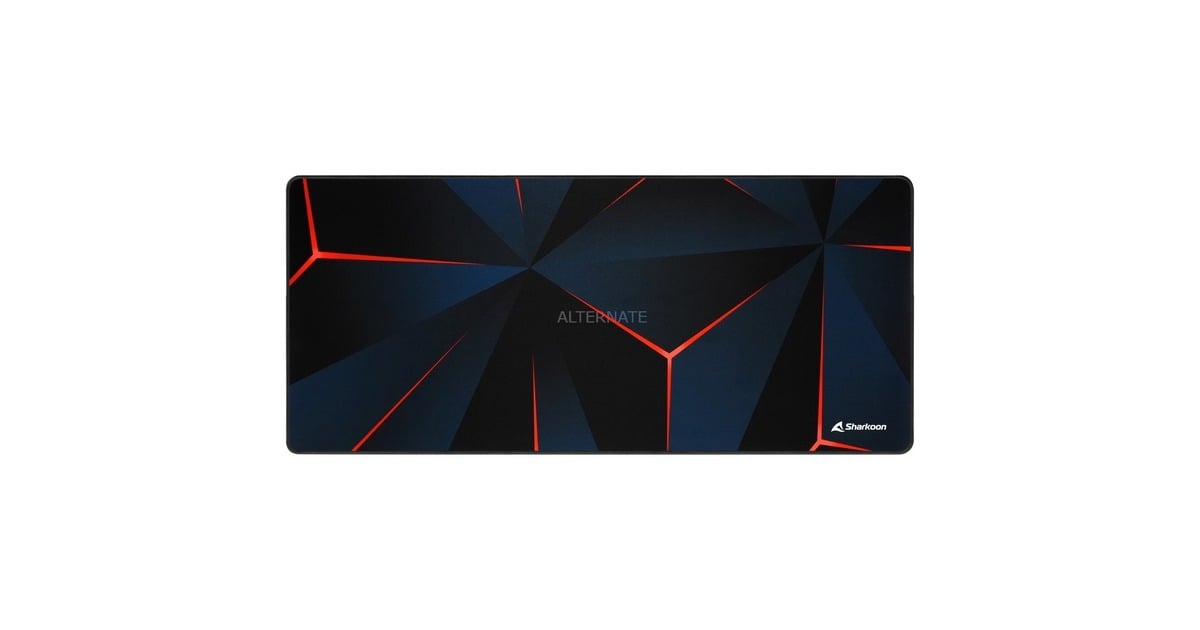 SharkoonSKILLER SGP30 XXL Arrow gaming muismat  (Donkerblauw/rood)