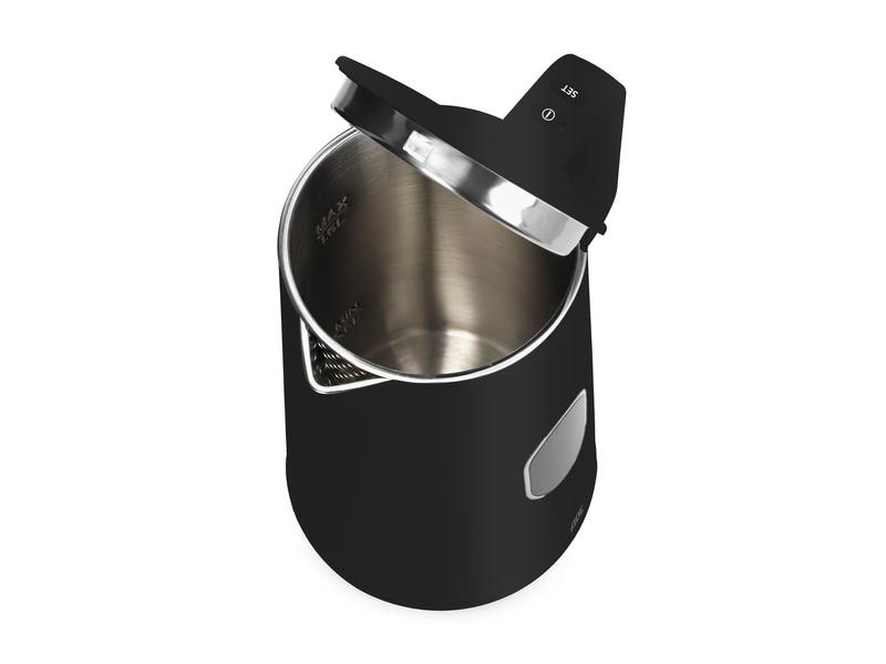 ADE Wasserkocher KG2100-2 1.5 l, Schwarz Wasserkocher mit Temperatureinstellung