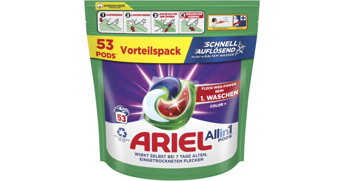 Ariel All in 1 Pods Color 53 Waschgänge