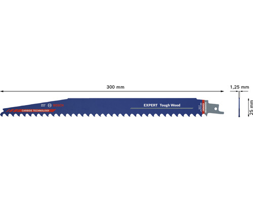 Bosch Professional S 1242 KHM reciprozaagblad