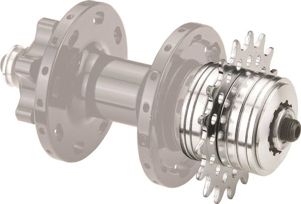 SINGLE SPEED SPACER-SET  silber