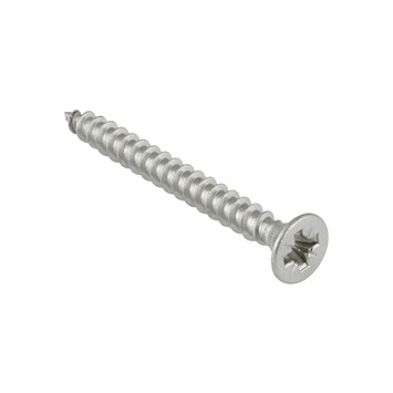 GAMMA schroef universeel platkop RVS 4.0x25 mm 30 stuks